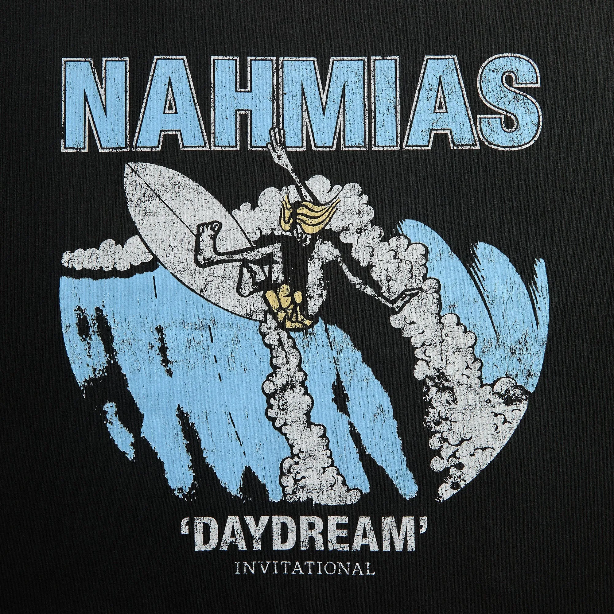 NAHMIAS Daydream Invitational Boxy Tee - Aged Black Jersey sold by Kith product image thumbnail 3