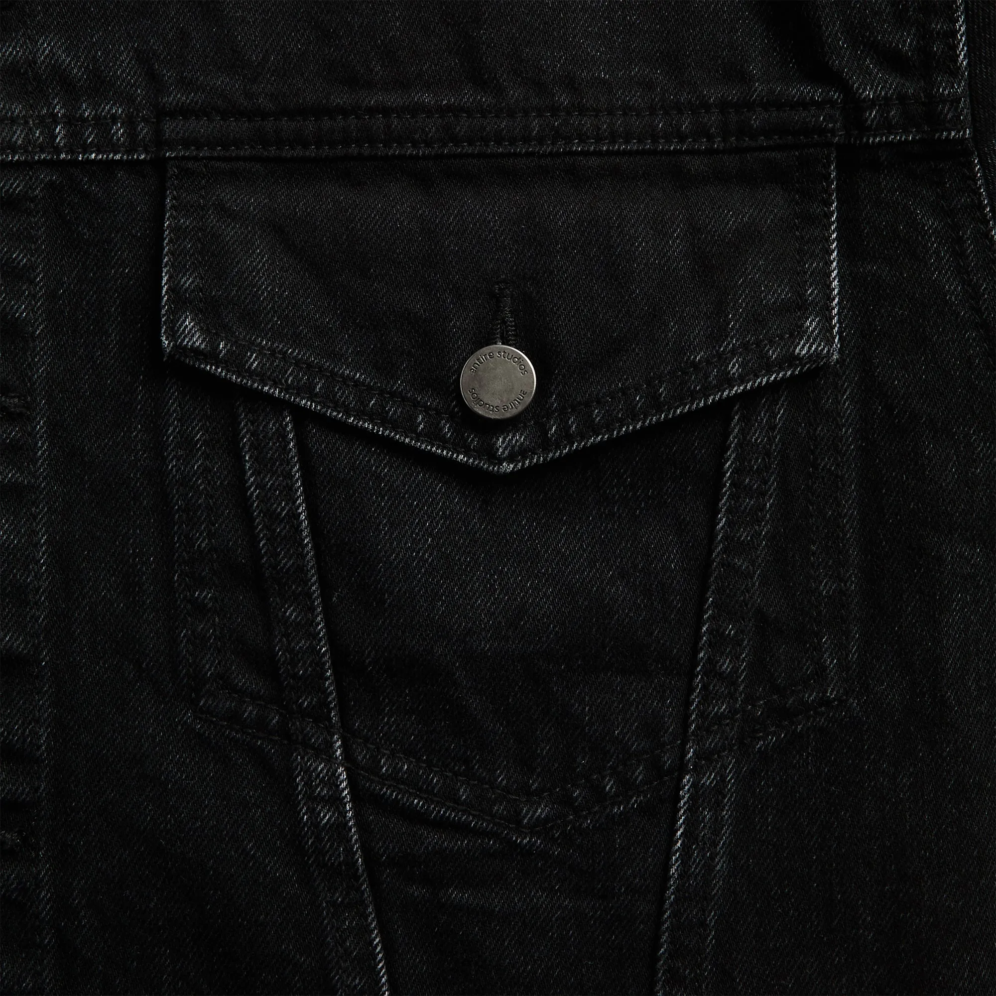 Entire Studios Shrunken Denim Jacket - Magnetite sold by Kith product image thumbnail 3
