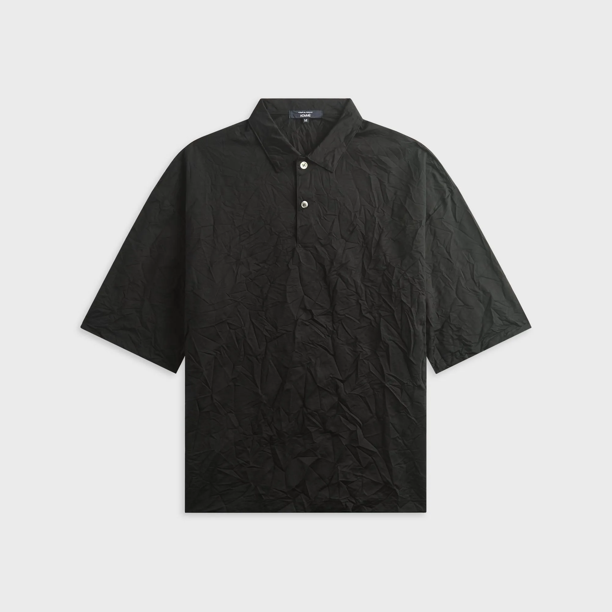 CDG Homme Crinkle Finish T-Shirt - Black sold by Kith