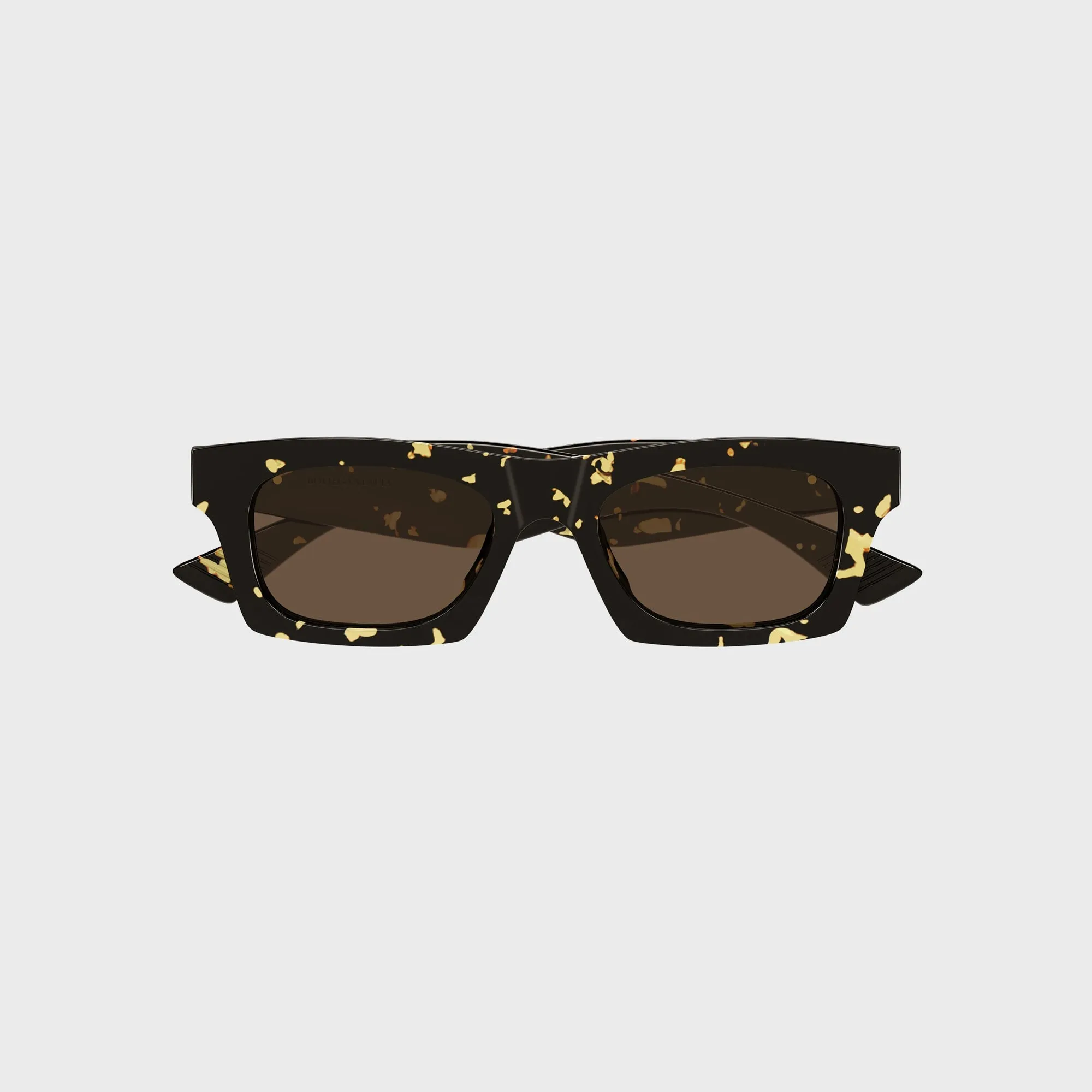 Bottega Veneta Recycled Acetate Rectangle Sunglasses - Havana / Brown sold by Kith product image thumbnail 2