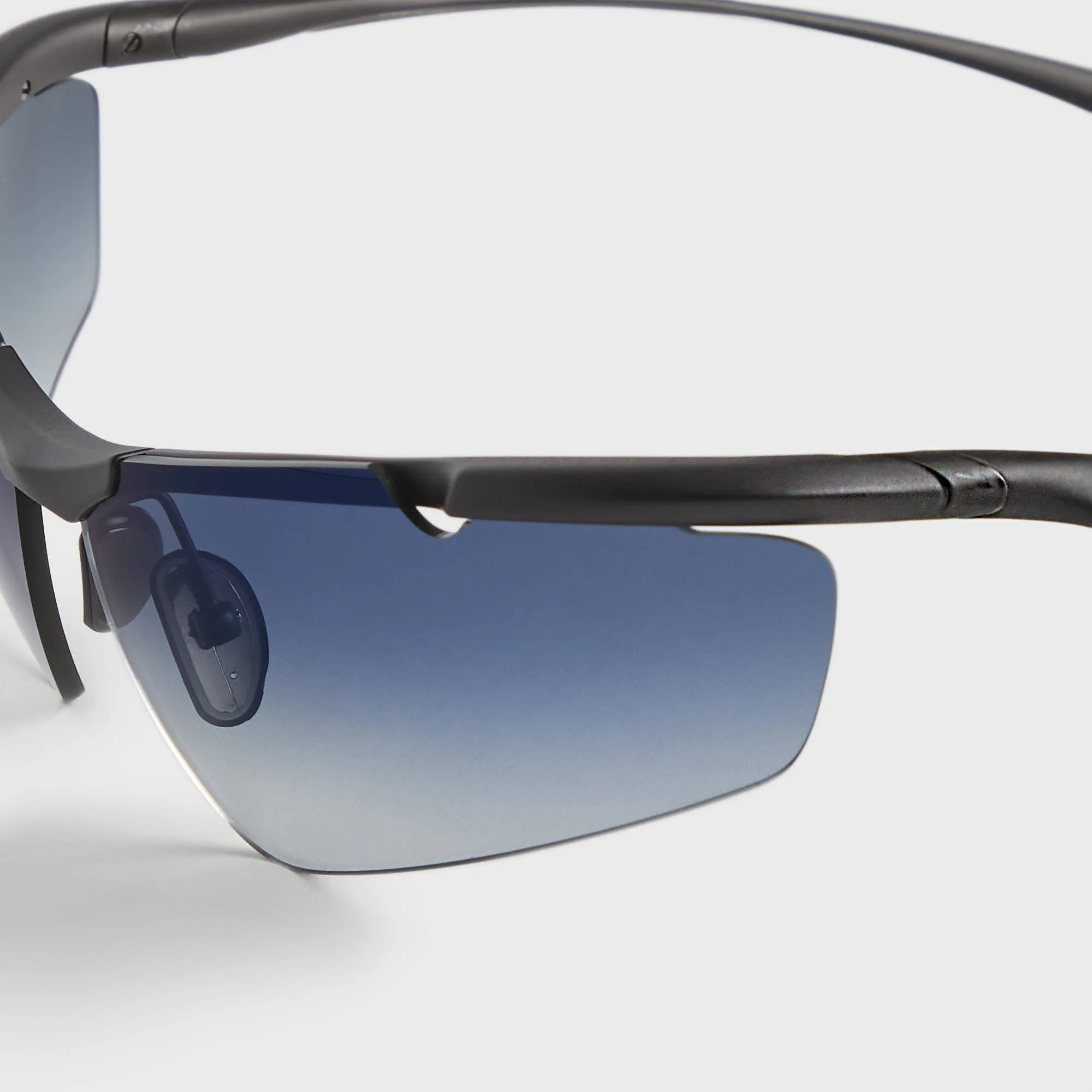 Balenciaga BB0462S Metal Sunglasses - Ruthenium / Blue sold by Kith product image thumbnail 3