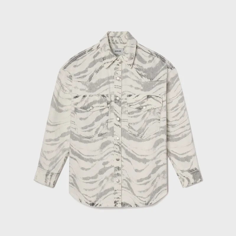 Agolde Lotta Shirt - Quiver made by Agolde