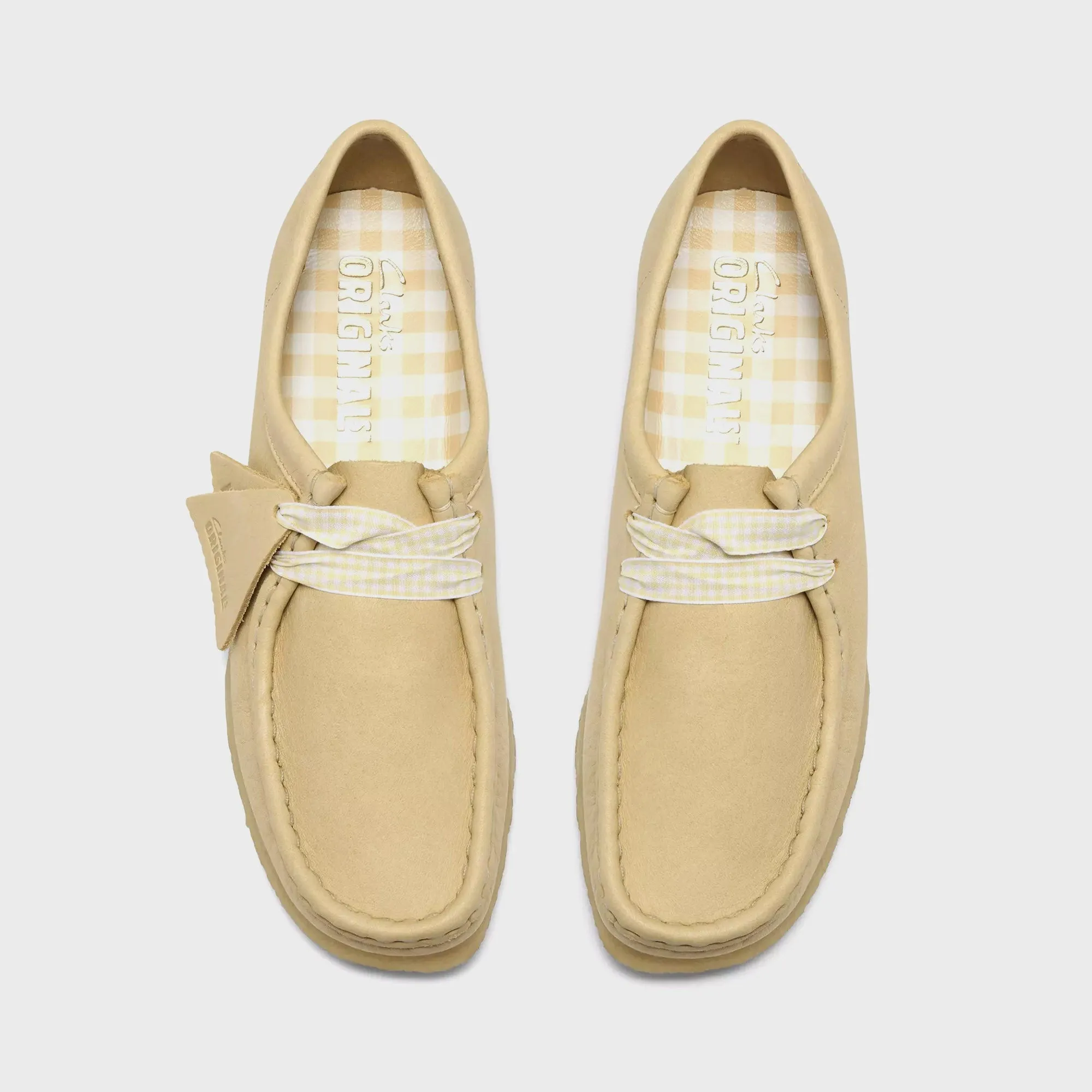 Clarks WMNS Wallabee - Pale Yellow Leather sold by Kith product image thumbnail 3
