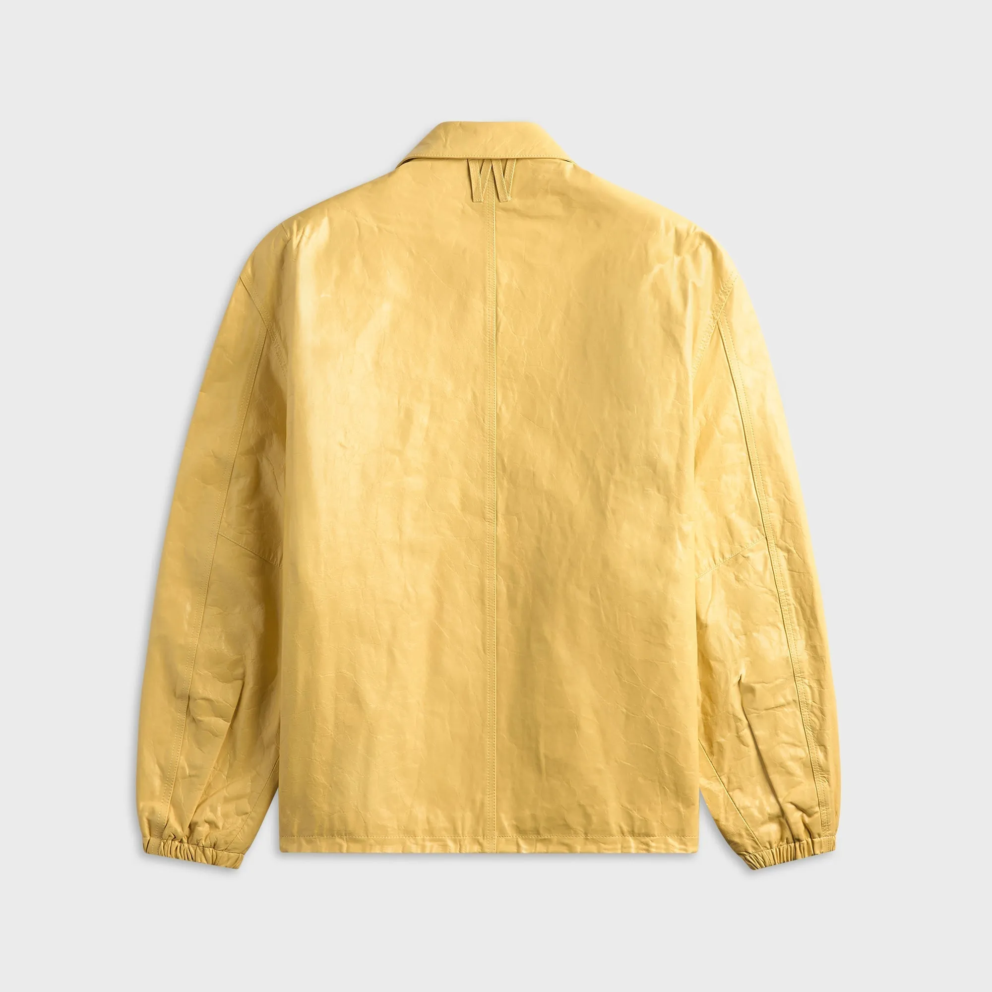 Willy Chavaria Leather Coach Jacket - Butter sold by Kith product image thumbnail 2