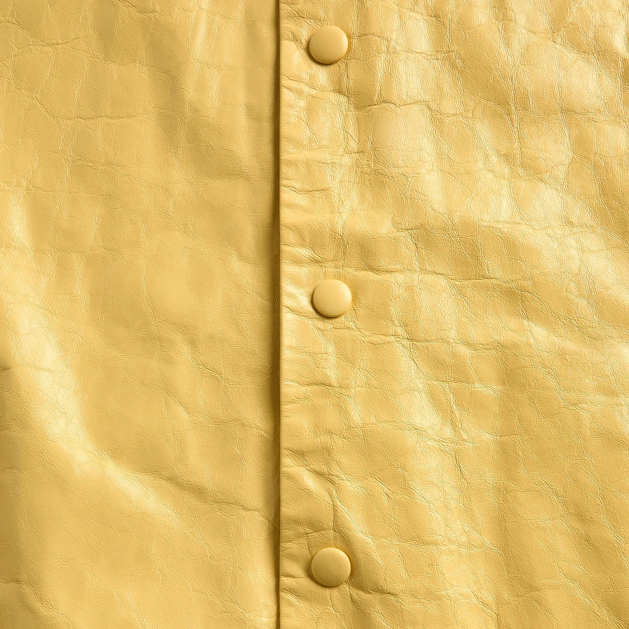 Willy Chavaria Leather Coach Jacket - Butter sold by Kith product image thumbnail 3