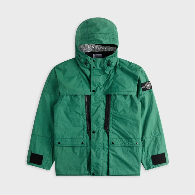 Stone Island Hooded Jacket - Malachite made by Stone Island