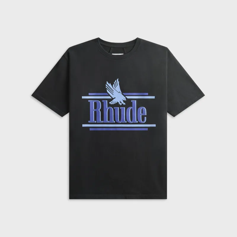 Rhude Rossa Tee - Vintage Black / Blue made by Rhude