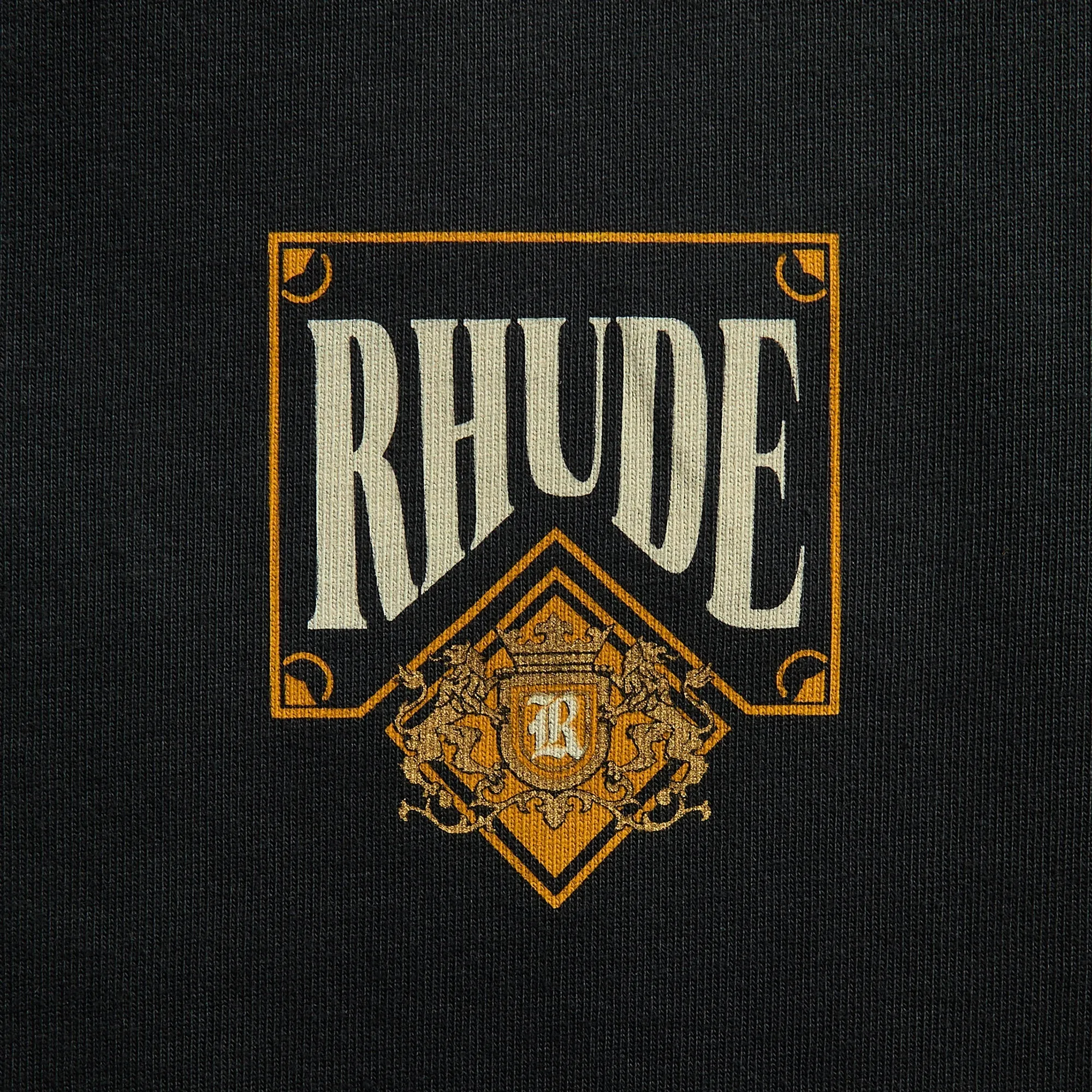Rhude Playing Card Tee - Vintage Black / Yellow sold by Kith product image thumbnail 3