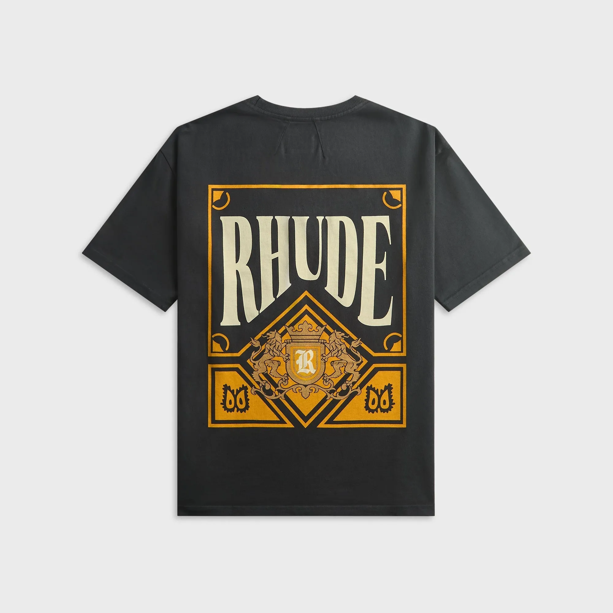 Rhude Playing Card Tee - Vintage Black / Yellow sold by Kith product image thumbnail 2