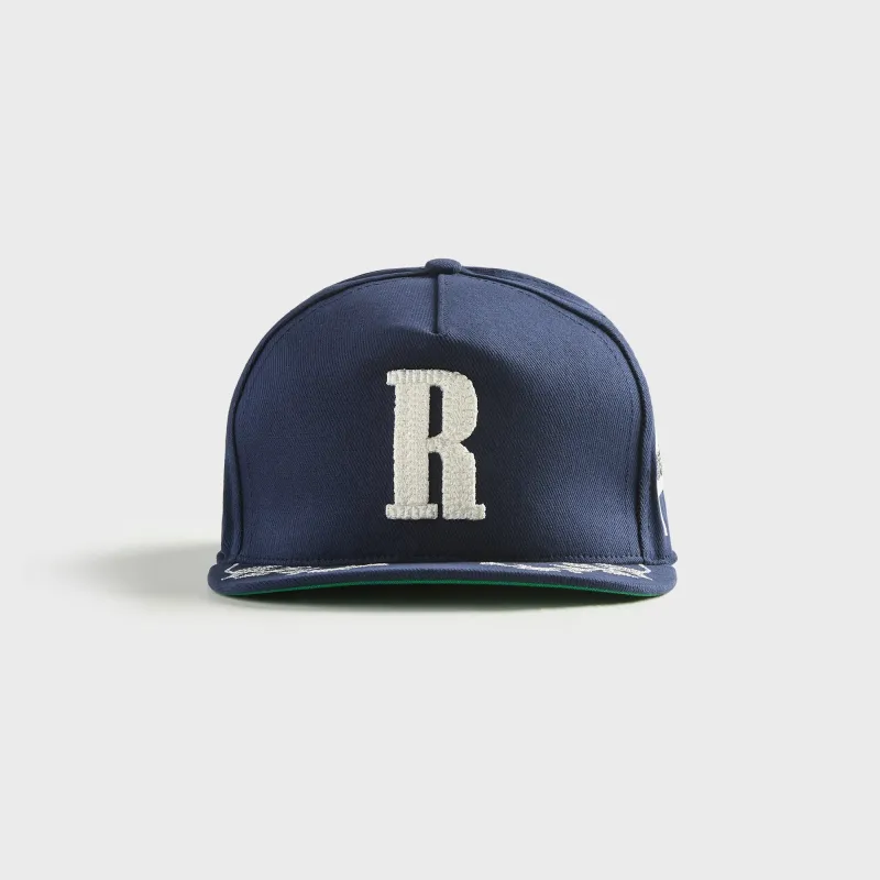 Rhude Grapevine R-Crown Fitted Cap - Navy / White made by Rhude