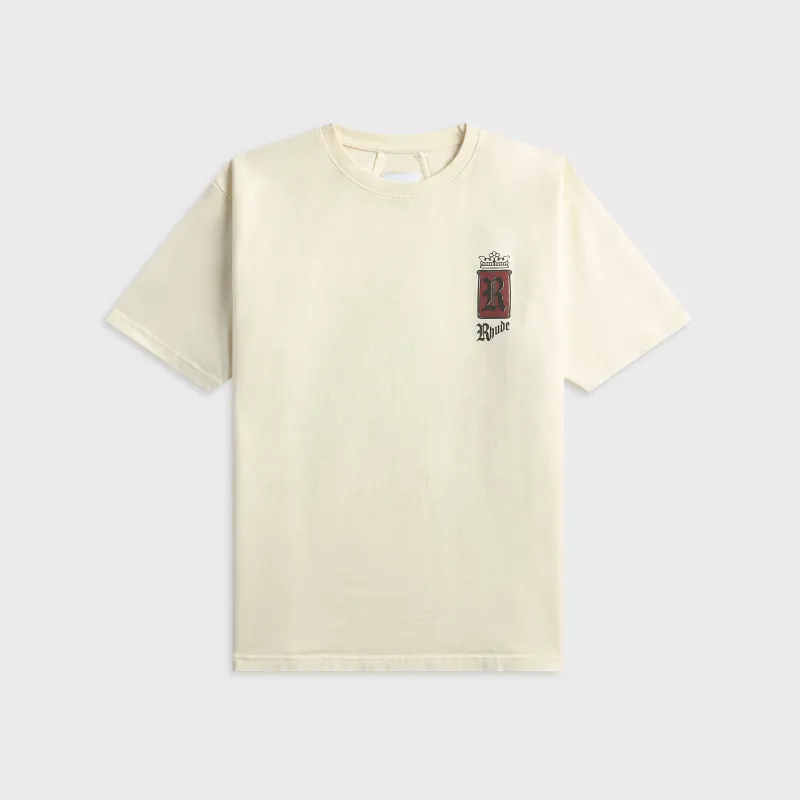 Rhude Fumar 91 Tee - Vintage White / Black / Red made by Rhude