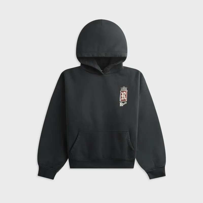 Rhude Fumar 91 Hoodie - Vintage Black / White / Red made by Rhude