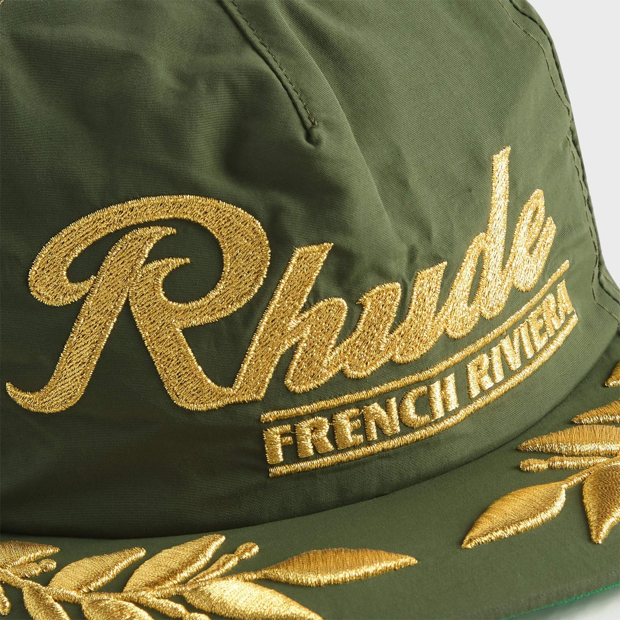 Rhude French Riviera Cap - Green / Gold sold by Kith product image thumbnail 3