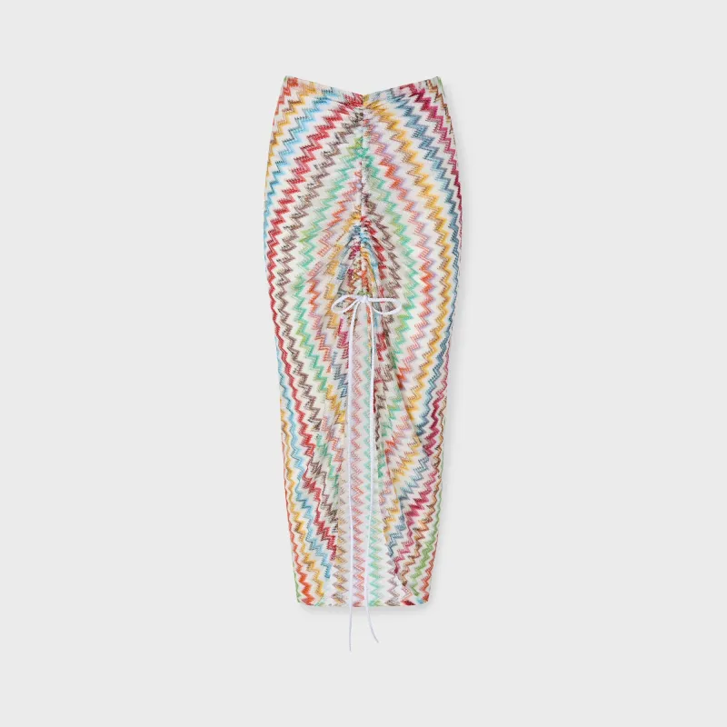 Missoni Long Skirt - Multicolor / White Base made by Missoni