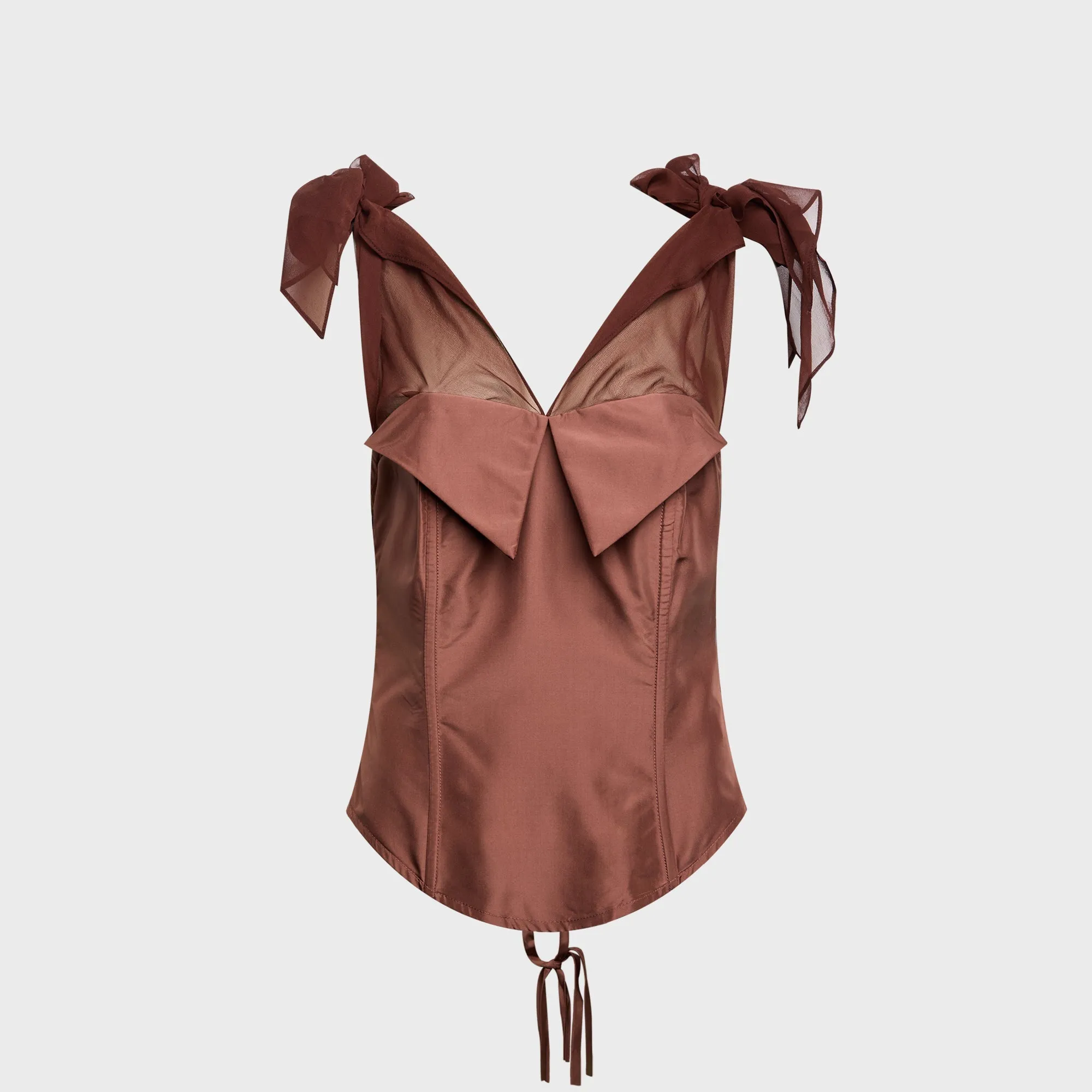 Kim Shui Kemle Corset - Brown sold by Kith