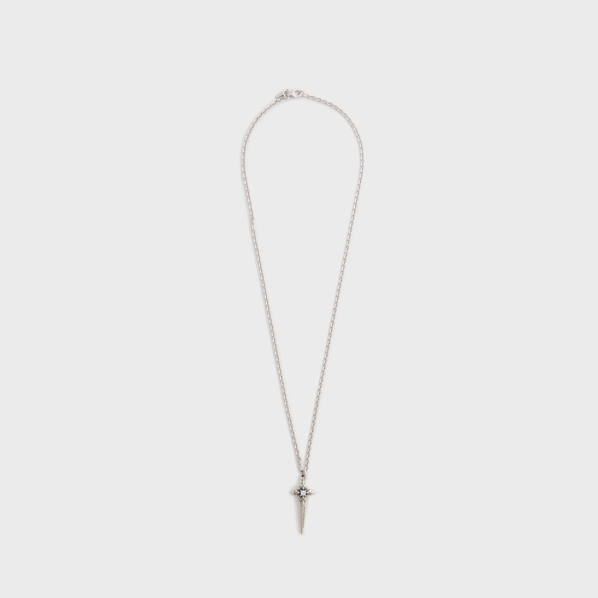 Emanuele Bicocchi Star Wind Dagger Necklace - Silver sold by Kith