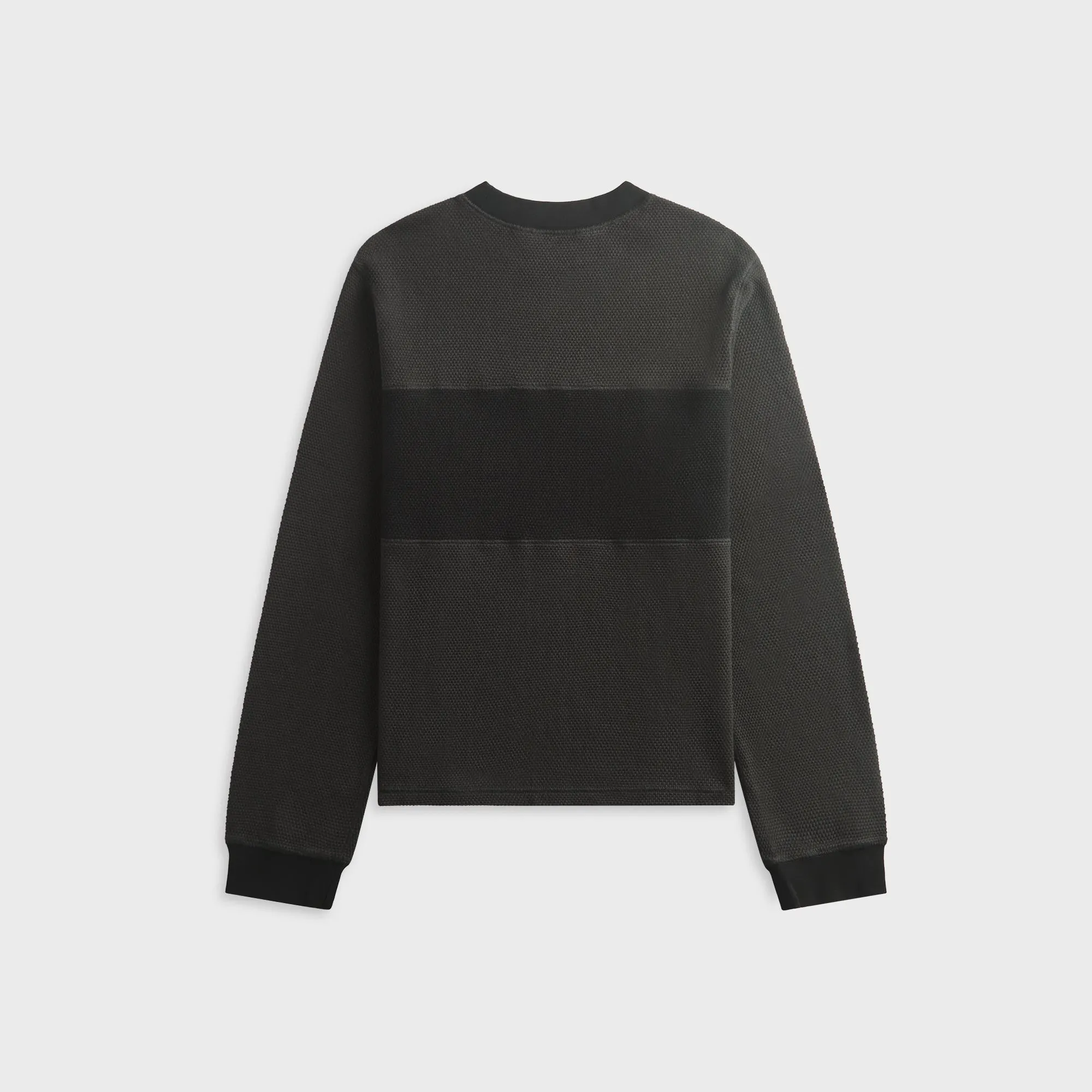 Brain Dead Thermal Long Sleeve Tee - Charcoal sold by Kith product image thumbnail 2