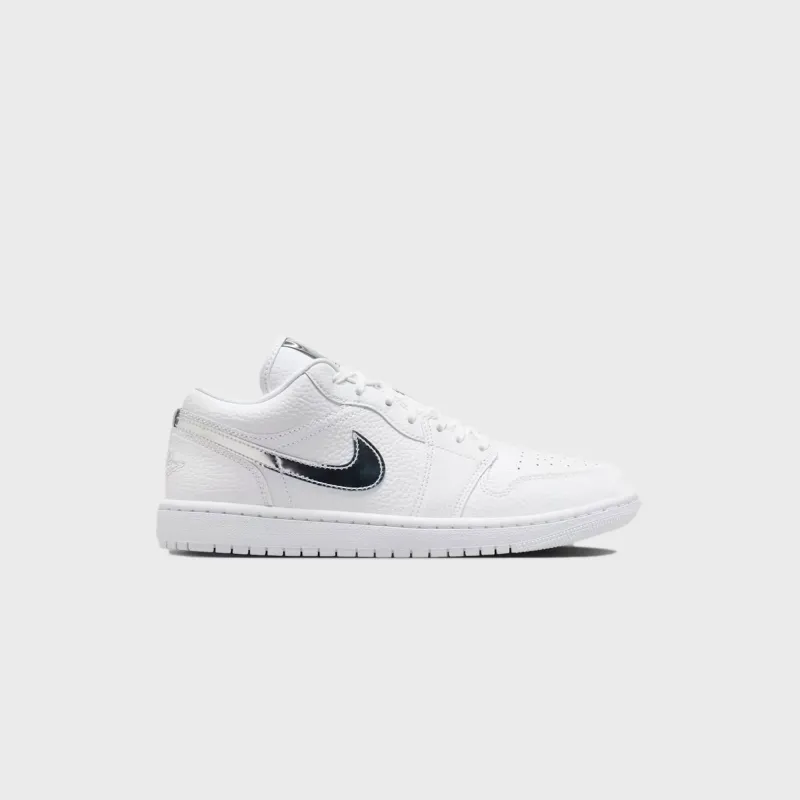 Jordan WMNS Air Jordan 1 Low SE - White / Metallic Silver made by Jordan