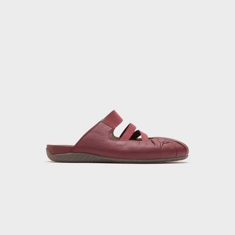 PUMA WMNS Speedcat Mule - Burgundy / Haute Coffee made by Puma