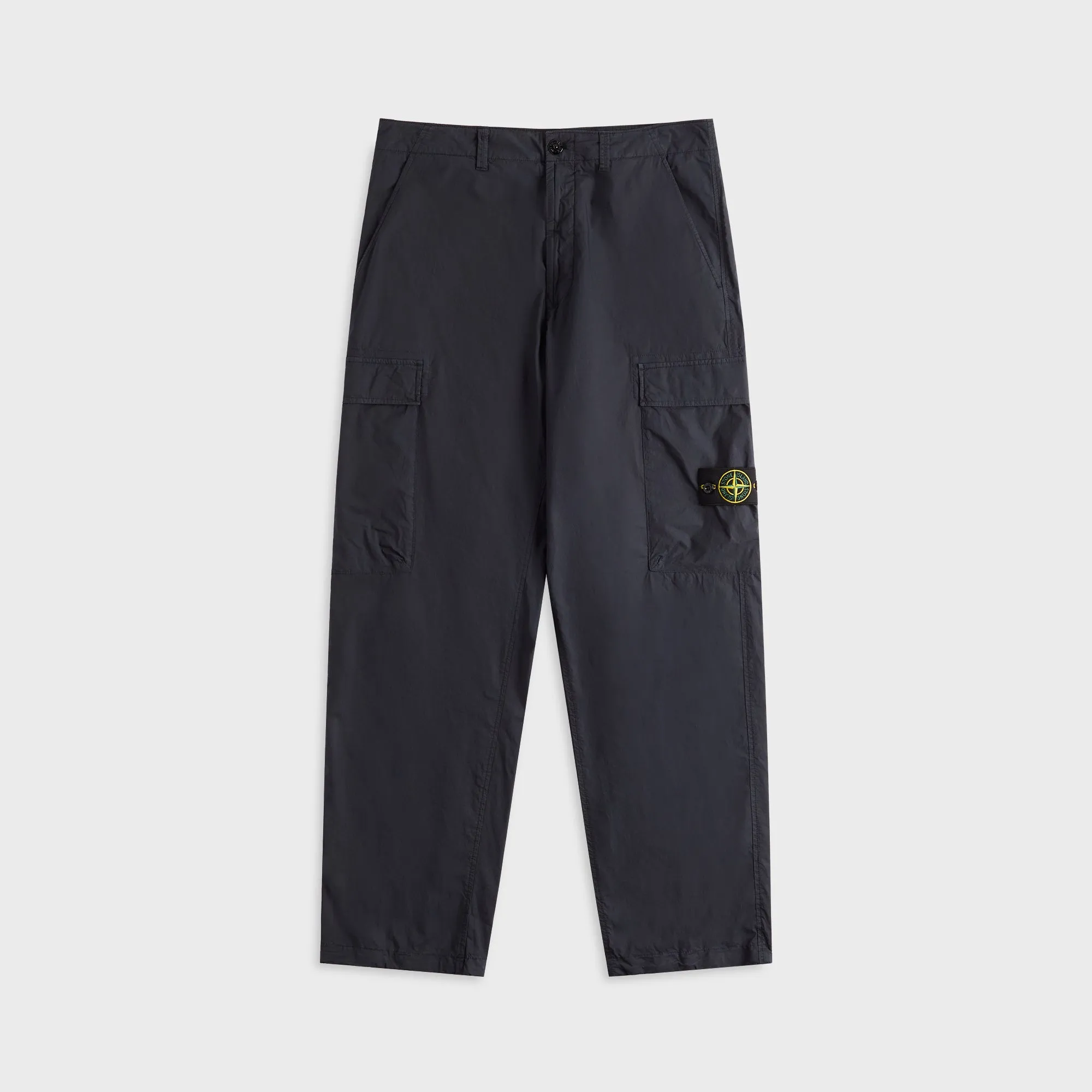 Stone Island Loose Fit Cargo Trousers - Navy Blue sold by Kith