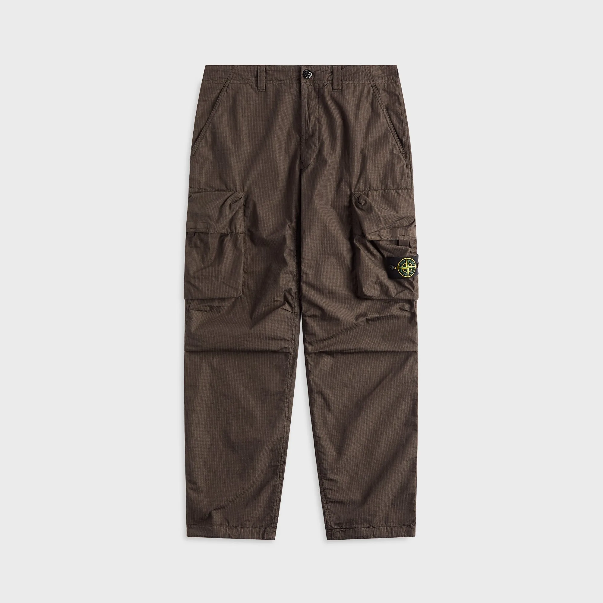 Stone Island Cotton Nylon Micro Ripstop Cargo Pant - Charcoal sold by Kith