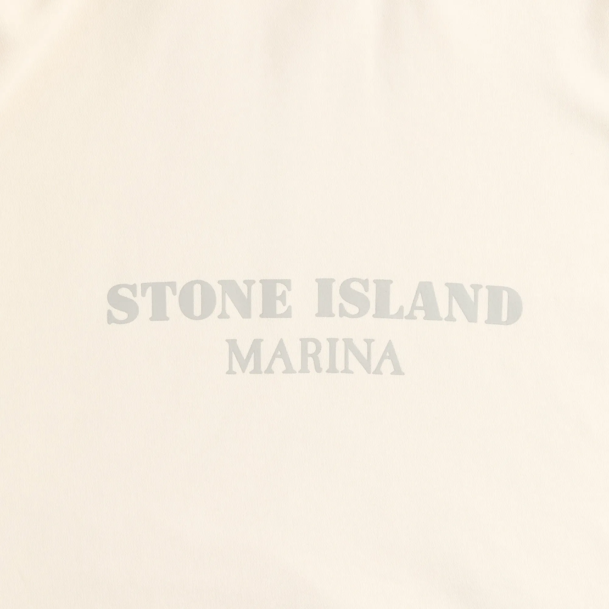 Stone Island Marina Cotton Fleece Hooded Sweatshirt - Ivory sold by Kith product image thumbnail 3