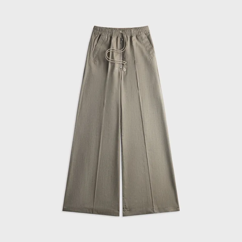 Rick Owens Wide Bela Pants - Grey Melange made by Rick Owens