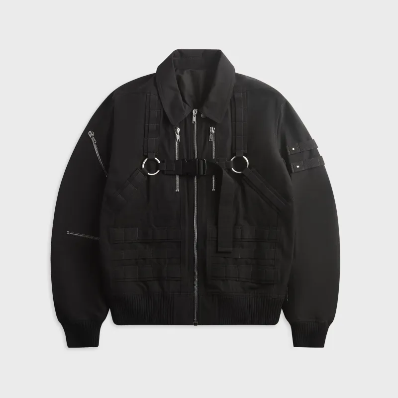Rick Owens Blixa Cargo Bomber Jacket - Black made by Rick Owens