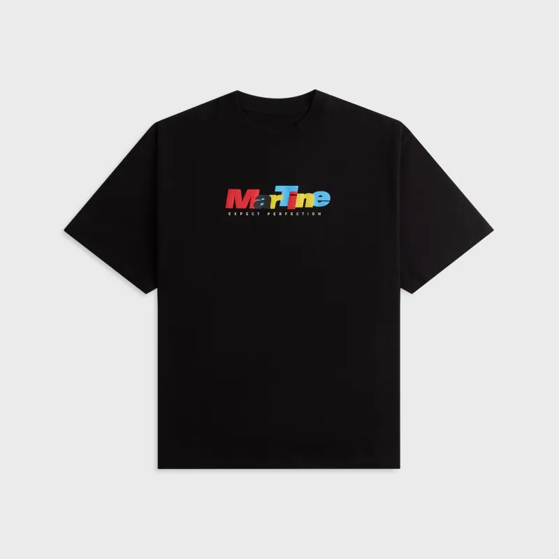 Martine Rose Short Sleeve Oversized Tee - Black made by Martine Rose