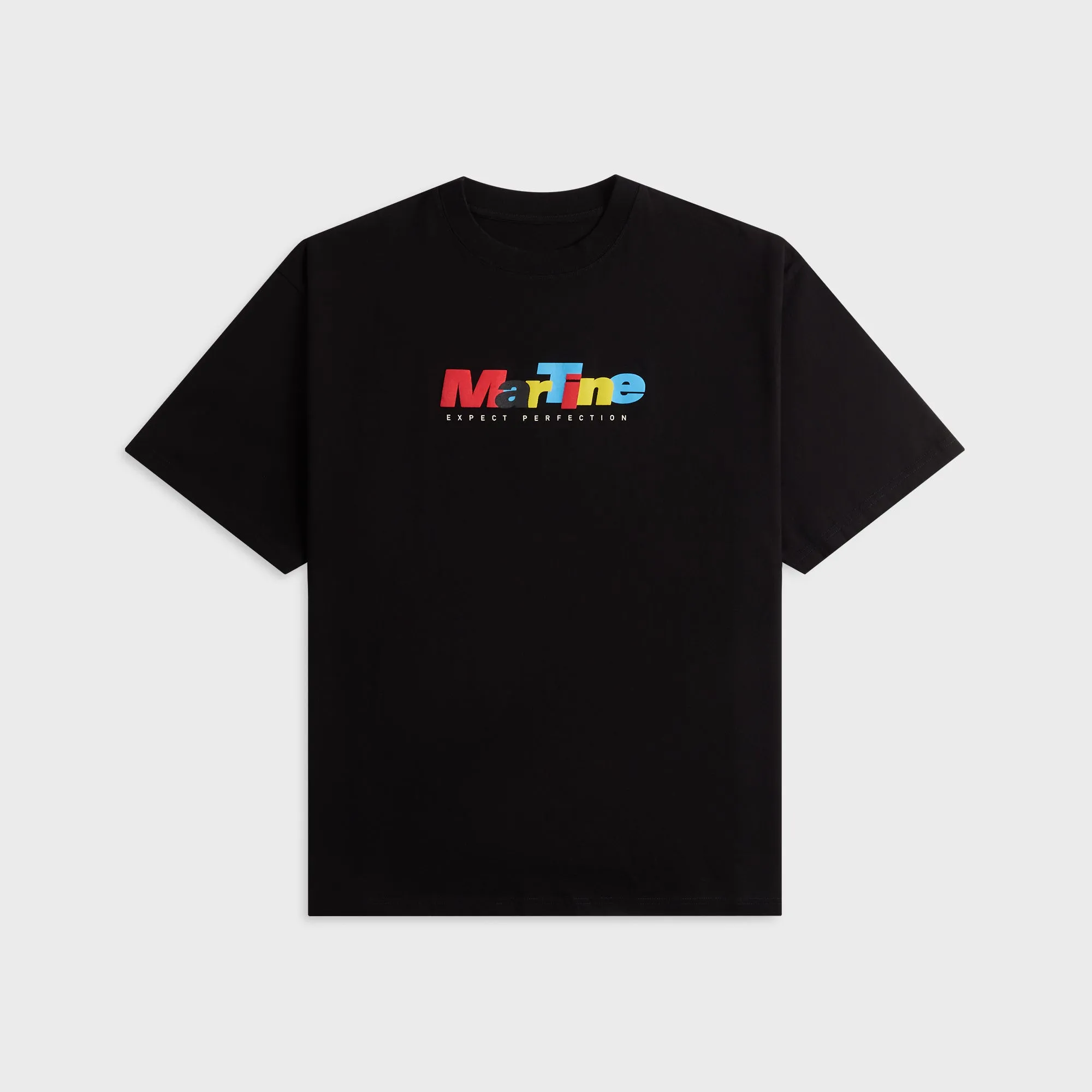 Martine Rose Short Sleeve Oversized Tee - Black sold by Kith