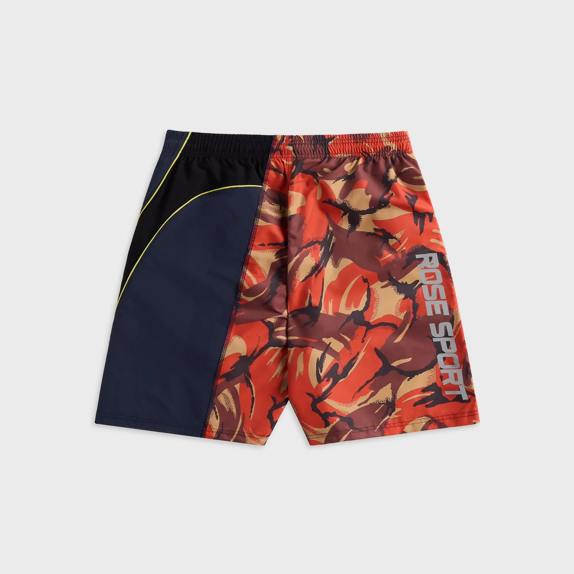 Martine Rose Collage Swim Short - Orange Camo / Navy sold by Kith product image thumbnail 2