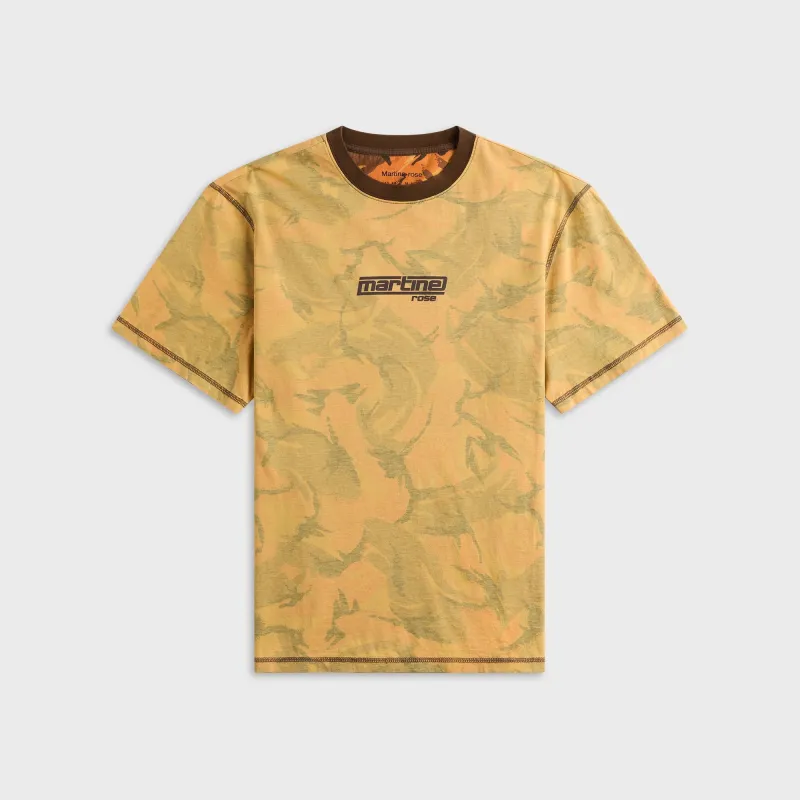 Martine Rose Classic Tee - Orange Camo made by Martine Rose