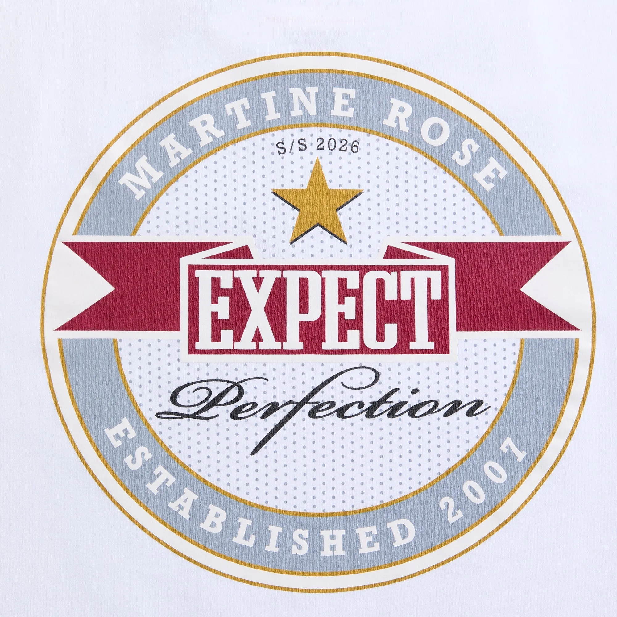 Martine Rose Classic Graphic Tee - White sold by Kith product image thumbnail 4