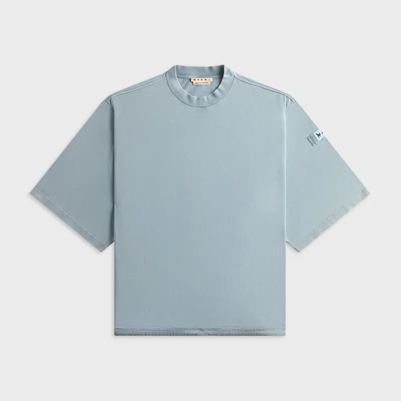 Marni Sleeve Patch Tee - Sky made by Marni