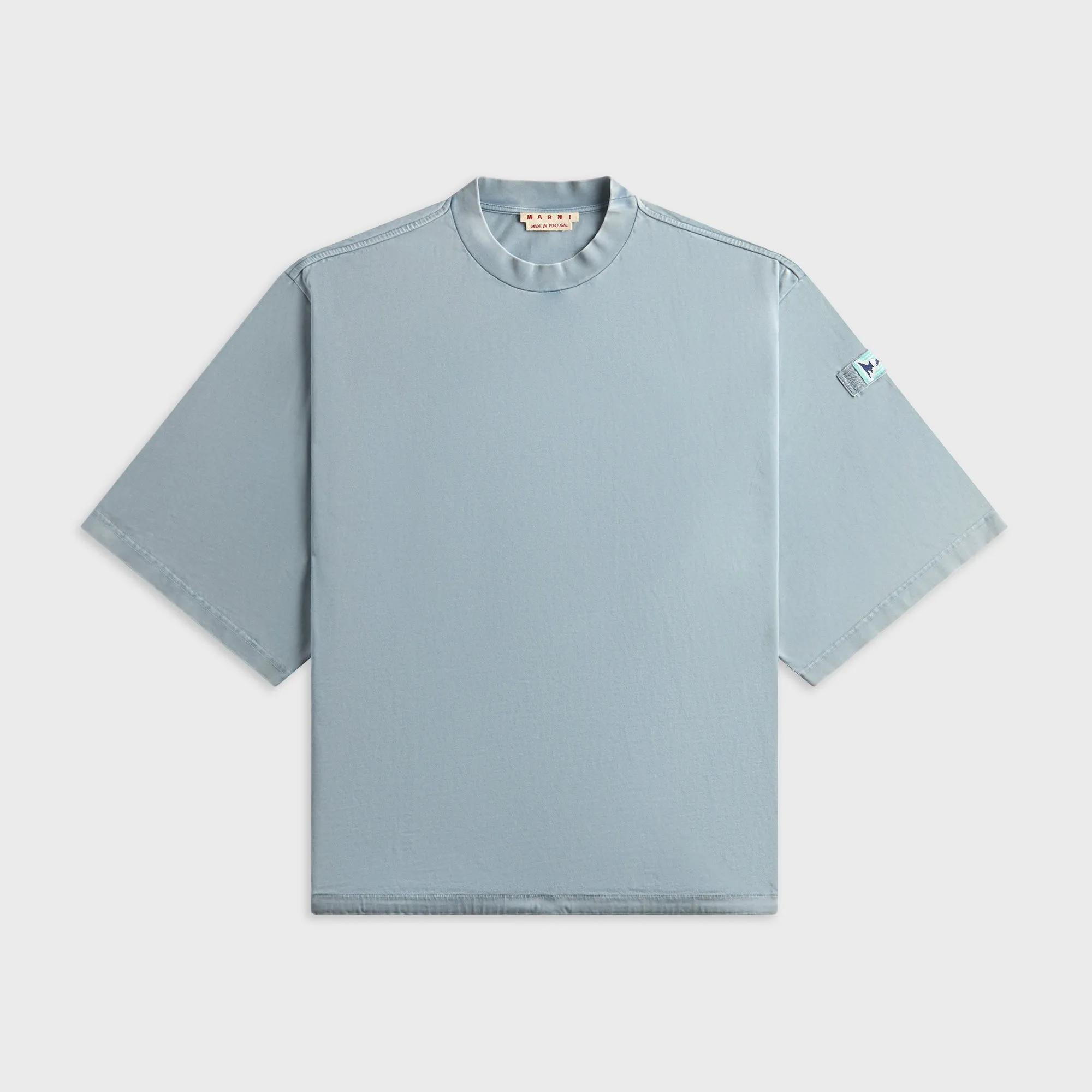 Marni Sleeve Patch Tee - Sky sold by Kith