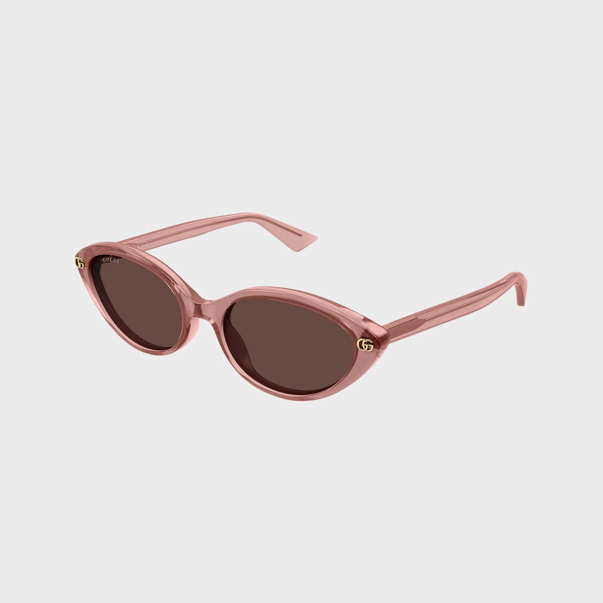 Gucci GG2110S Cat-Eye Sunglasses - Pink / Brown sold by Kith