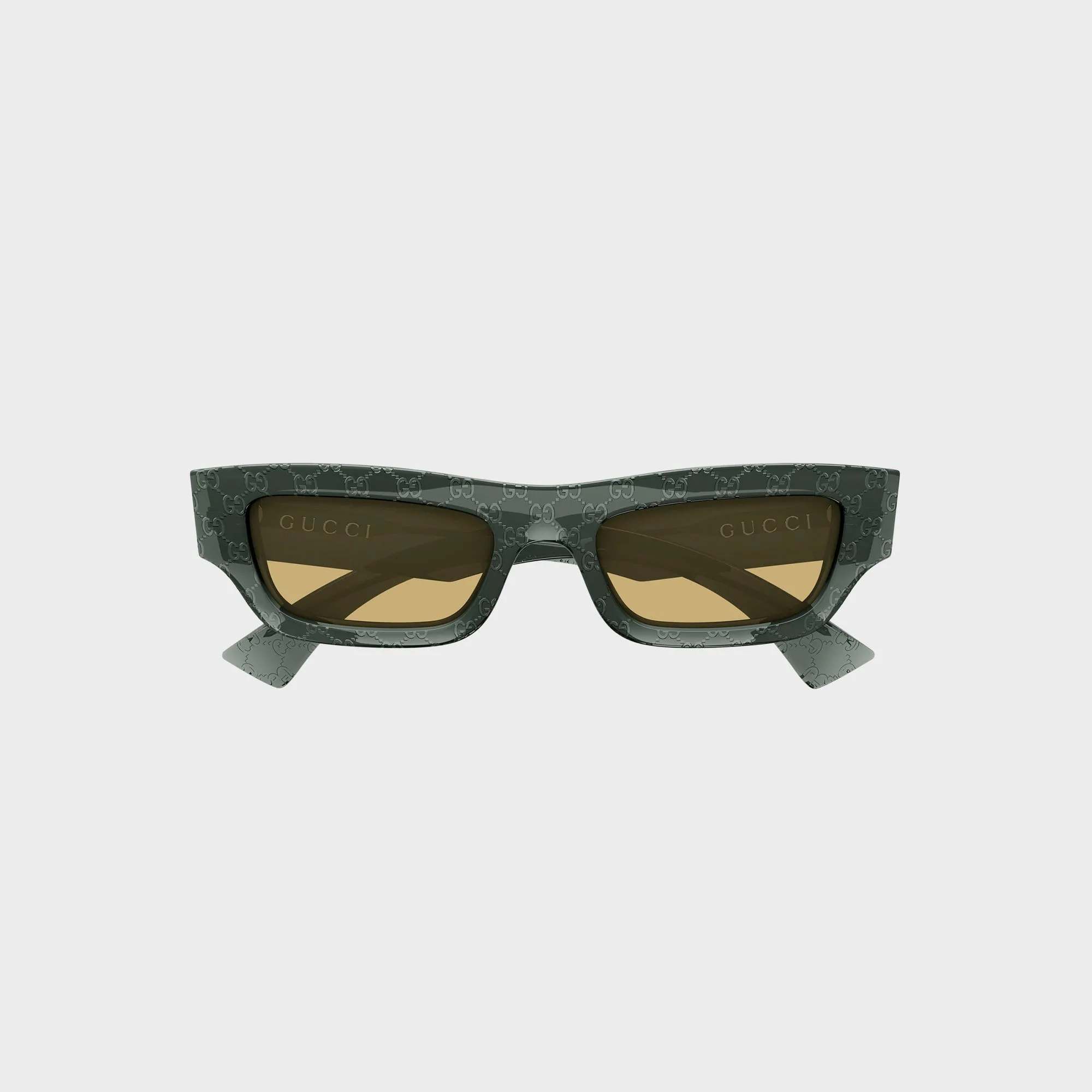 Gucci Rectangle Sunglasses - Grey / Brown sold by Kith product image thumbnail 2