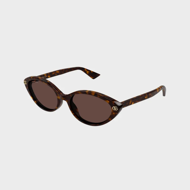 Gucci GG2110S Cat-Eye Sunglasses - Havana / Brown made by Gucci