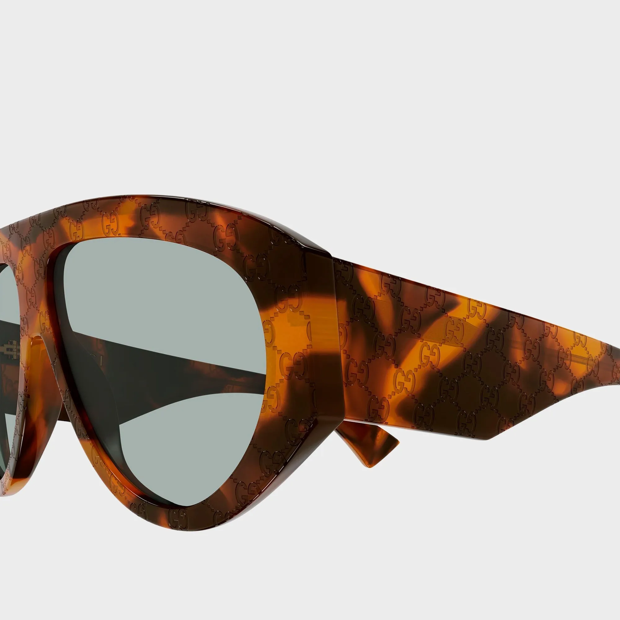 Gucci Aviator Sunglasses - Havana / Green sold by Kith product image thumbnail 3