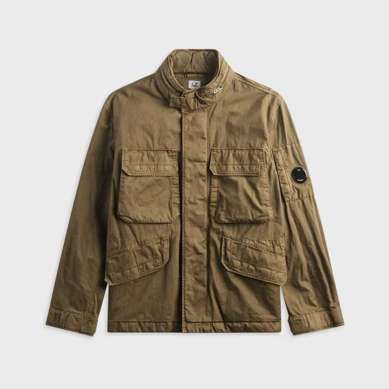 C.P. Company 50 Fili Wax Field Jacket - Dried Herb made by C.P. Company