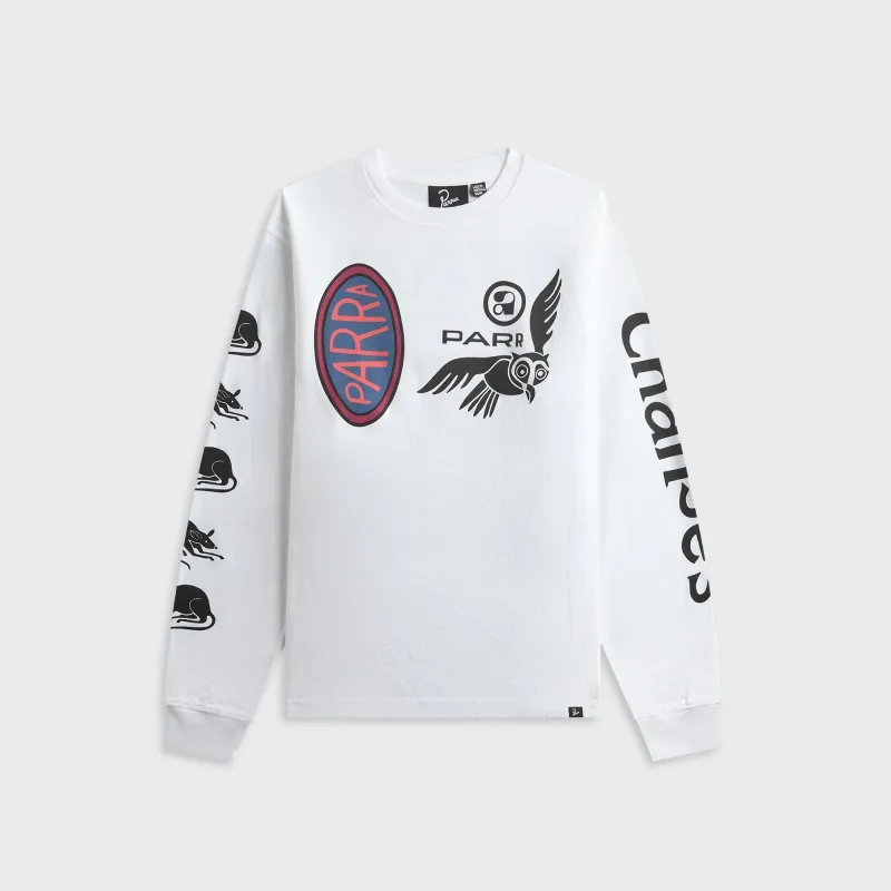 by Parra Team Changes Long Sleeve Tee - White made by by Parra