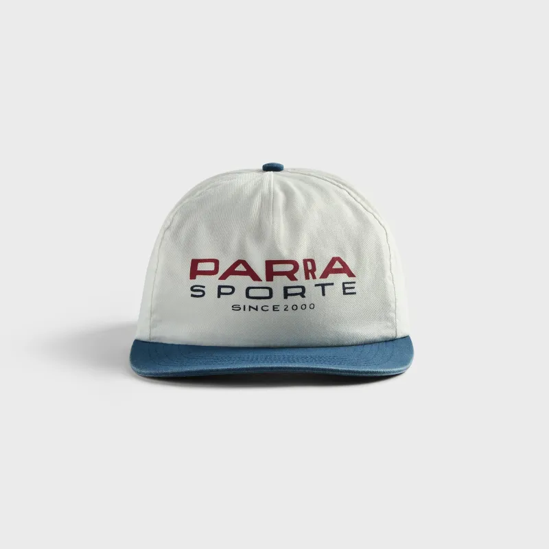 by Parra Sporte 5 Panel Cap - White made by by Parra