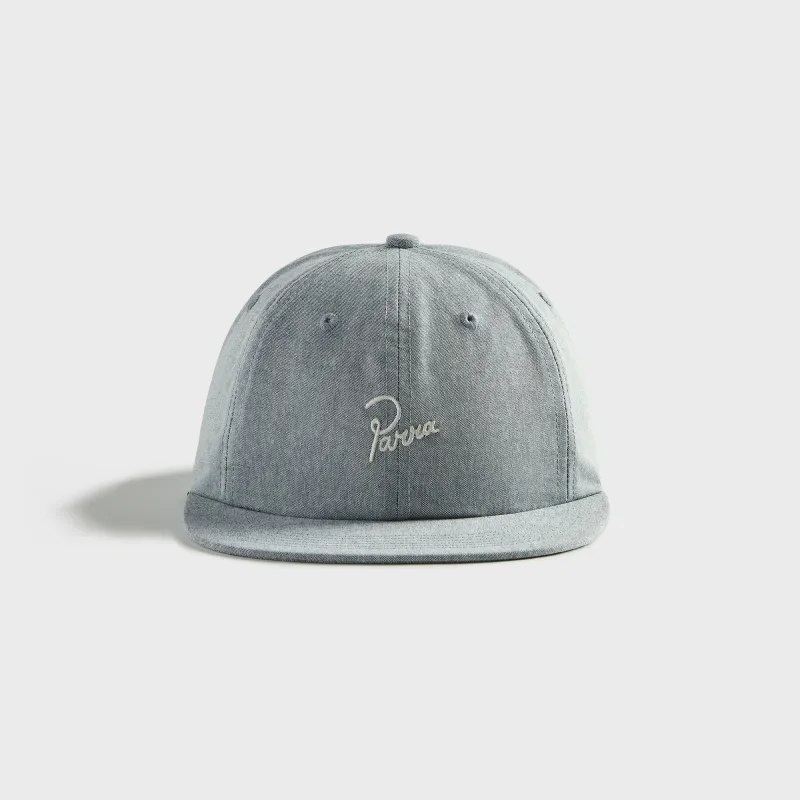 by Parra Signature 6 Panel Cap - Blue made by by Parra