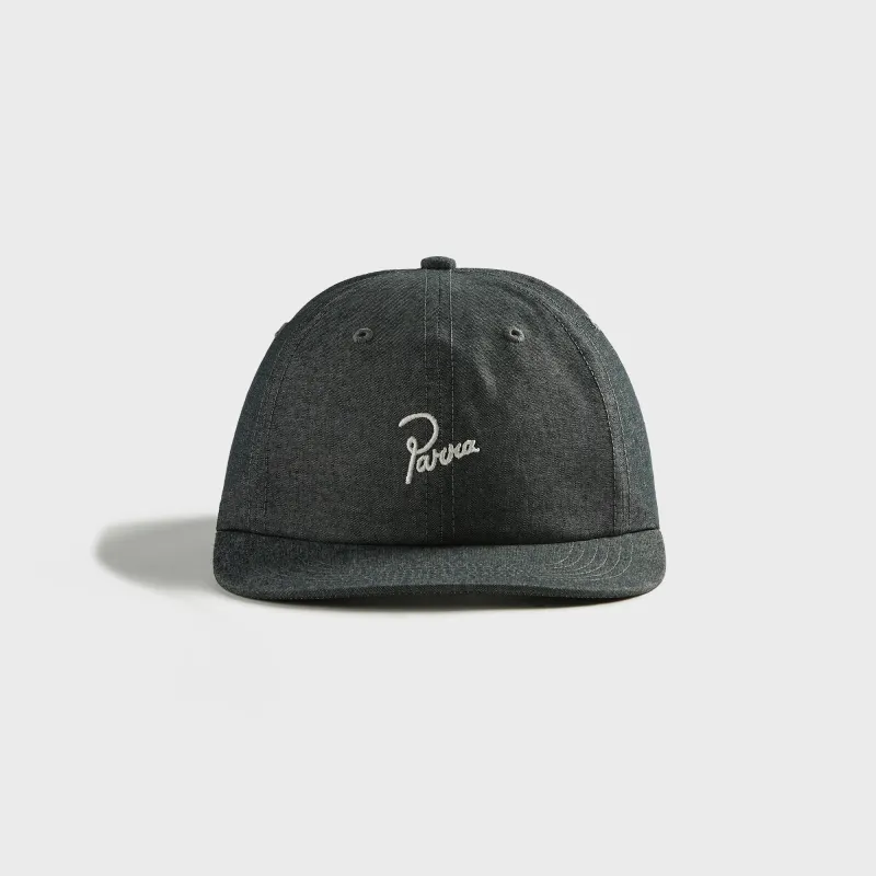 by Parra Signature 6 Panel Cap - Black made by by Parra