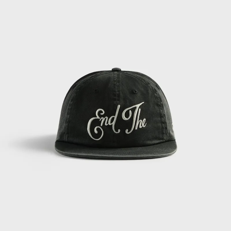 by Parra End The 6 Panel Cap - Black made by by Parra