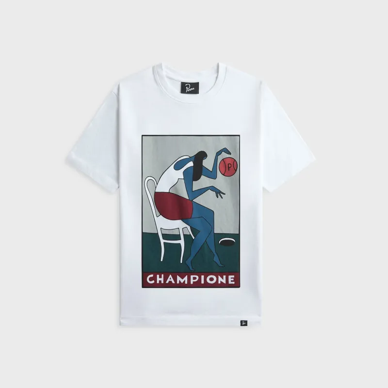 by Parra Champione Tee - White made by by Parra
