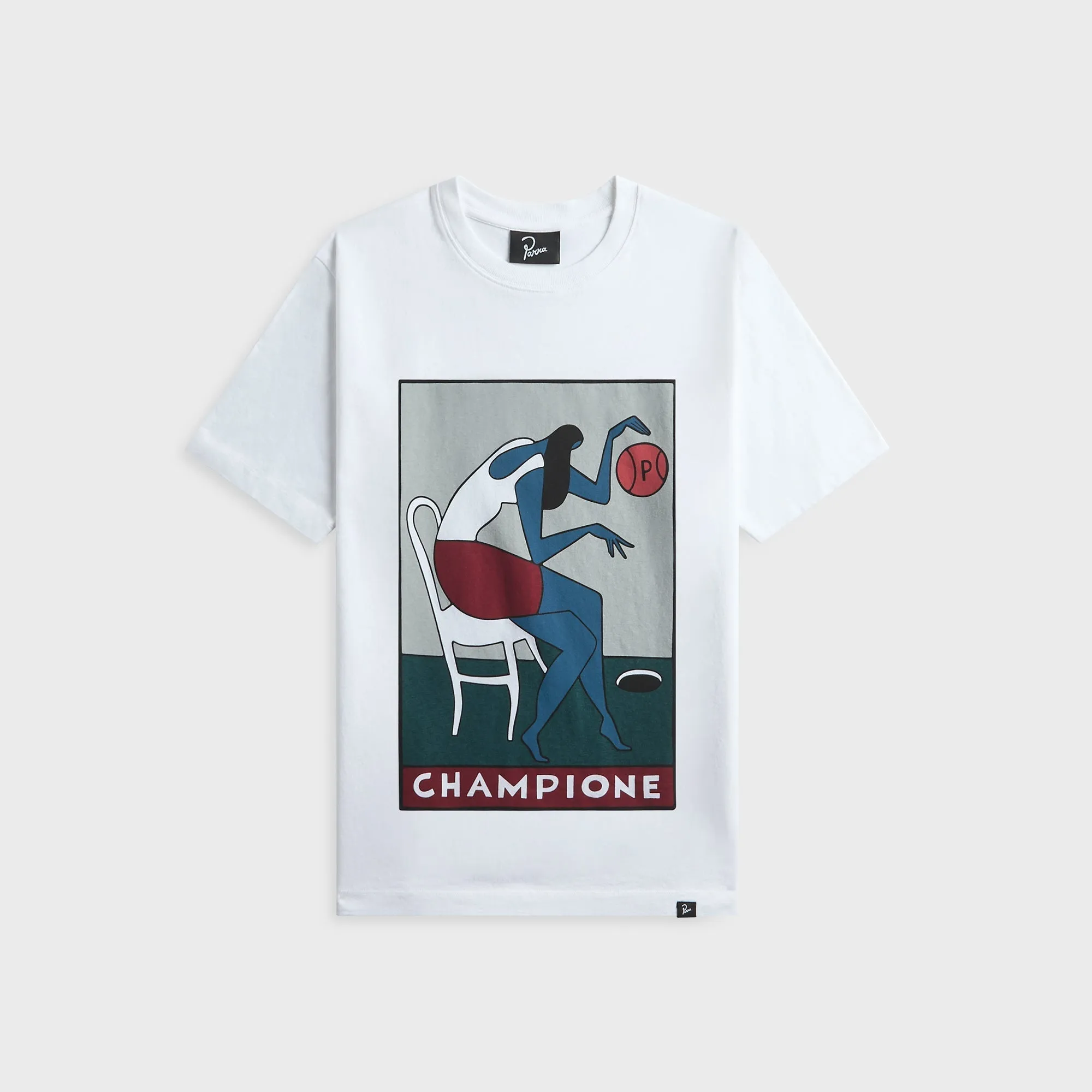 by Parra Champione Tee - White sold by Kith