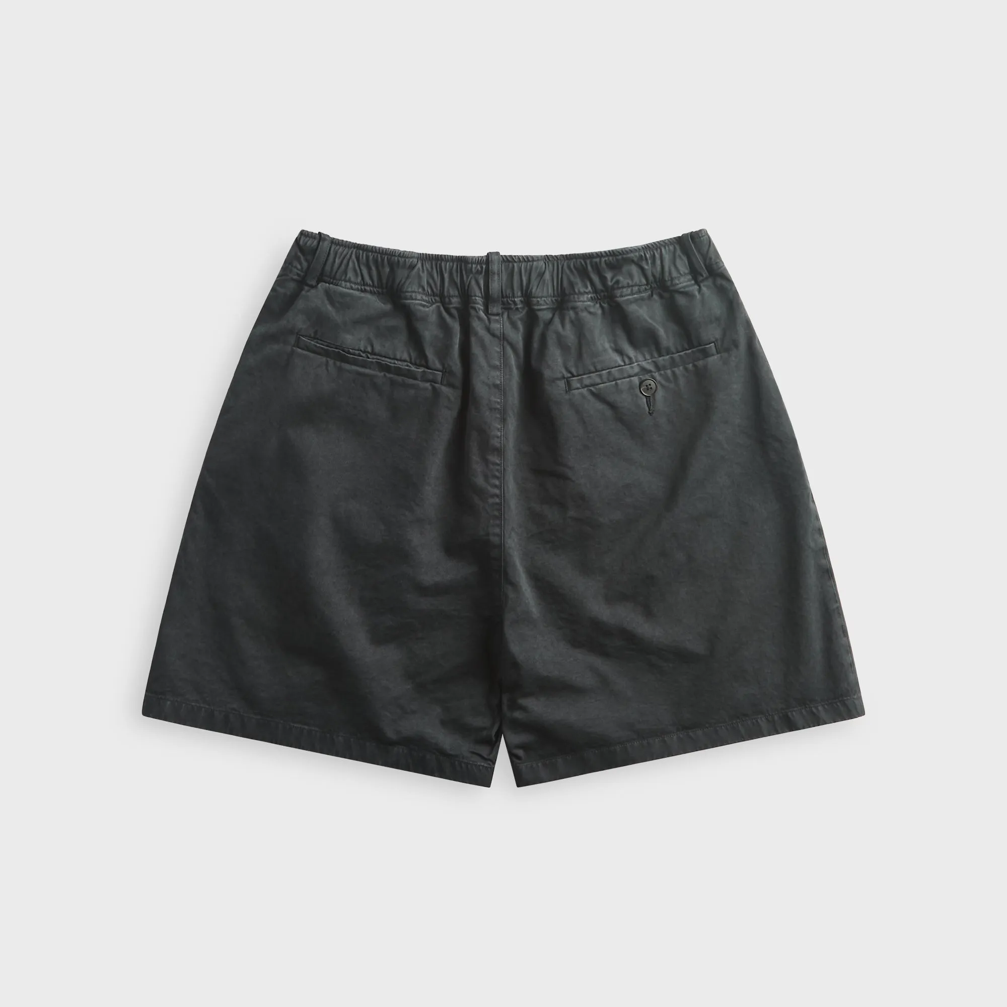 Auralee Garment-Dyed Finx Light Chino Short - Black sold by Kith product image thumbnail 2