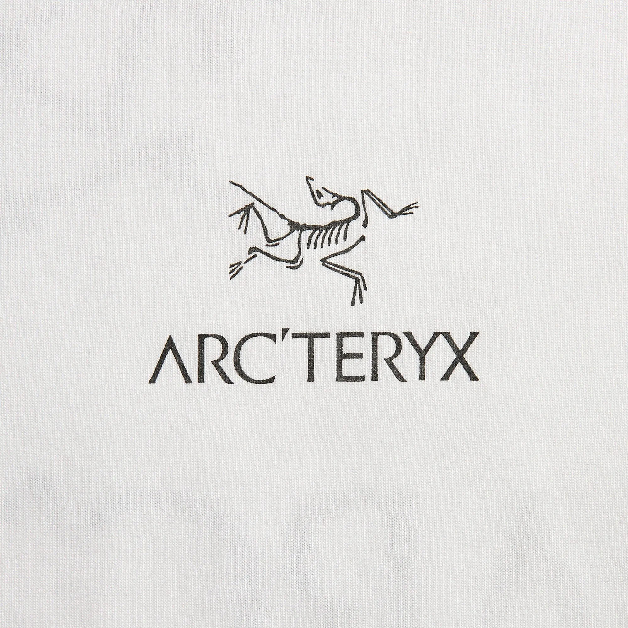 Arc'teryx Kragg SL Cotton Bird Word Short Sleeve Tee - White Light / Black sold by Kith product image thumbnail 3