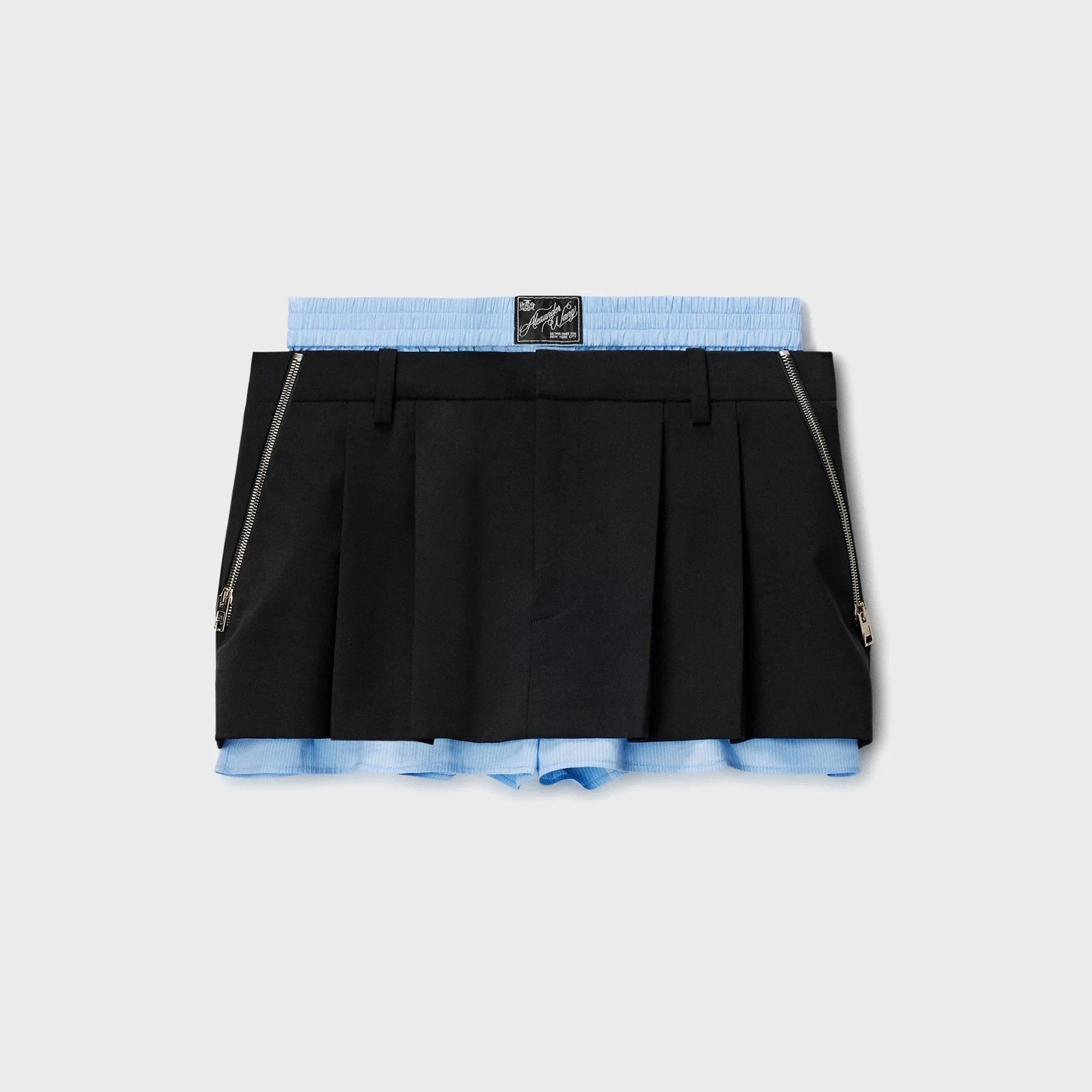 Alexander Wang Pleated Skort - Black sold by Kith